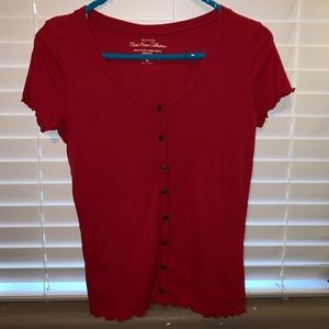 hollister short sleeve top